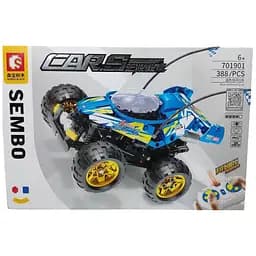 Авто-конструктор Bambi Джип, 388 деталей, на акумуляторі з USB заряджання, 20.5 см (701901)