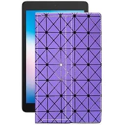 Чехол StatusCASE из экокожи для планшета Alcatel 3T 8 2020 Фиолетовый ромб