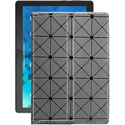 Чехол StatusCASE из экокожи для планшета Lenovo Tab M10 HD Серый ромб