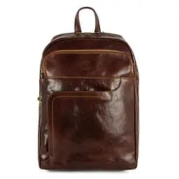 Большой кожаный рюкзак Time Resistance 30х43х15 см sum0028433