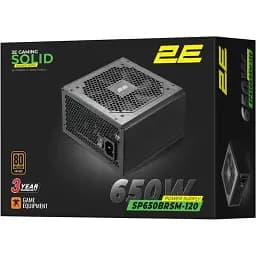 Блок живлення 2E GAMING Solid Power (650W) 2E-SP650BRSM-120 - мініатюра 3