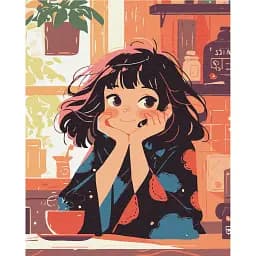 Картина по номерам Brushme Мечтательность 40x50 см