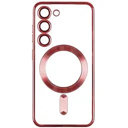 Чохол EndorPhone Metallic Full Camera Magsafe Samsung Galaxy S22 Red