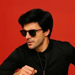 Чоловіча перука короткої стрижки Natural Black Чорна