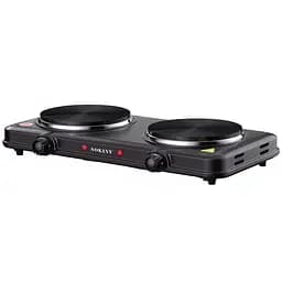 Електроплита двоконфоркова Sokany SK-5107 настільна плита 2000 Вт 