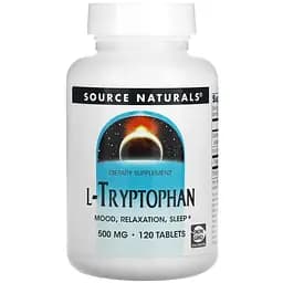 Триптофан Source Naturals L-Tryptophan 500 мг 120 таблеток