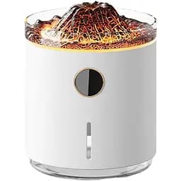 Зволожувач повітря Kinscoter Volcano Jellyfish Ultrasonic Air Humidifier White портативний акумулятор 1200mAh 350 мл (HX-127)