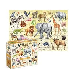 Детский пазл "Животные сафари" DoDo Toys 300637, 200 элементов