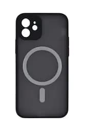 Магнитный чехол XON PhoneCase Magnetic для iPhone 12 (PCMB1112100B 9465) Черный