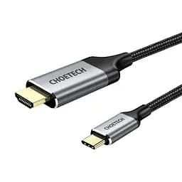 Кабель Choetech CH0021 Black USB-C to HDMI 4K@60Hz 1.8m (43-00177) - мініатюра 2