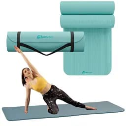 Коврик для йоги Hop-Sport HS-NB015GM NBR 1,5см бірюзовий - мініатюра 7