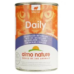 Влажный корм для кошек Almo Nature Daily Cat с треской 400 г