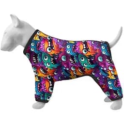 Вітровка для собак Waudog Clothes Зубасті монстри S40