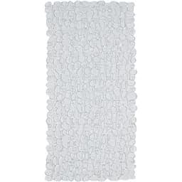Килимок для ванної Eco Fabric Галька 68х34 см прозоро-білий (6834-001)