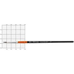 Кисть колонок круглая 311 № 0 короткая ручка Rosa Studio [CD]