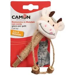 Іграшка для котів Camon Мататабі панда, лев, корова 14 см