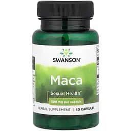 Натуральна добавка Swanson Full Spectrum Maca 500 мг 60 капсул