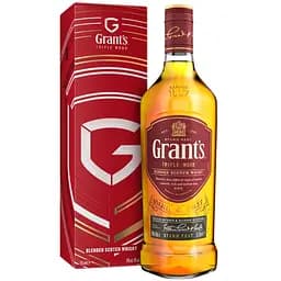 Віскі Grant's Triple wood Blended Scotch Whisky 40%, 0,7 л, в коробці (753863)