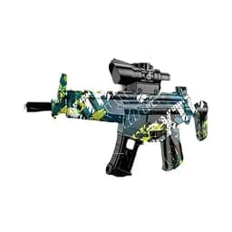 Автомат 1621-1 MP5, автоматический, встроенный аккумулятор 7.4V, стреляющий орбизами, защитные очки