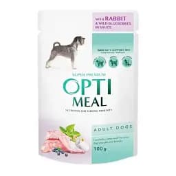 Набір: вологий корм для собак Optimeal Complete Canned Pet Food Adult 3+1 pouch 400 г - мініатюра 2