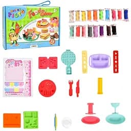 Детский набор для творчества Strateg «Мистер Тесто Food Show» 41018, 35 предметов
