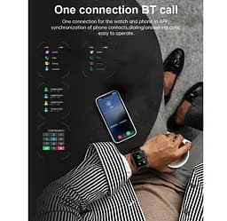 Смарт-годинник Smart Watch iMiki ST-2 IP68 AMOLED Blue - мініатюра 3