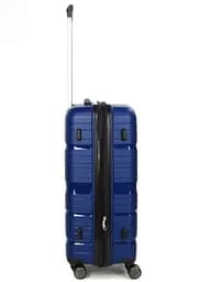Валіза середня M поліпропілен Worldline Airtex 283 66×44×28см 80л Темно-синій - мініатюра 8