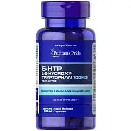 Аминокислота Puritan's Pride 5-HTP 100 мг 120 капсул