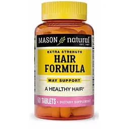Формула для підвищеної міцності волосся Mason Natural Extra Strength Hair Formula 60 таблеток
