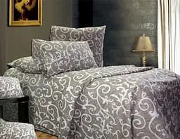 Простынь на резинке 200х220 см цвет Бежевый 355262