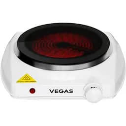 Електроплита Vegas VEC-1100W керамічна одноконфорочна (VEC-1100W)