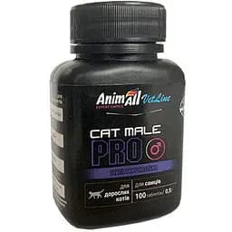 Витамины AnimAll VetLine CAT MALE PRO для взрослых кошек 0,5 г × 100 табл