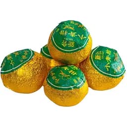 Шу Пу Эр в маленьком зеленом мандарине - 1 шт.