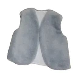 Детский маскарадный жилет 35 см серый