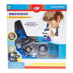 Мікроскоп Eastcolight збільшення до 900 разів, синій (ES21311) - мініатюра 4