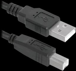 Кабель USB AM-BM, 5.0 м, чорний, USB04-17 Defender