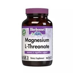Магній треонат Bluebonnet Nutrition Magnesium L-Threonate 90 веган капсул