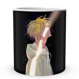 Кухоль GeekLand Banana Fish Бананова Риба Еш BF 02.05 330 мл білий - мініатюра 2