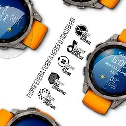 Гідрогелева плівка на годинники Garmin Fenix 8 47 mm ArmorStandart захисна плівка для смарт годинників прозора (ARM85994) - мініатюра 2