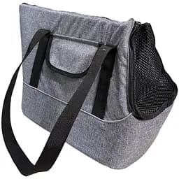 Сумка-переноска Matys Брюс №0, 35х31х23 см, серая