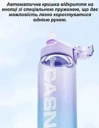 Пляшка для води Casno 800 мл KXN-1257 Чорна (KXN-1257_Black) - мініатюра 6