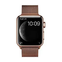 Ремінець Creasted для годинника Milanese loop steel bracelet Apple watch, 38 40 мм Bronze - мініатюра 2