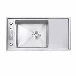 Кухонна мийка Germece Handmade 800x430x230 (з підставкою для ножів) HD-D008, Нержавіюча сталь