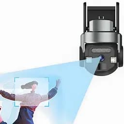 Камера відеоспостереження зовнішня камера вулична чорна WIFI OUTDOOR Q-812 FULL-HD 5Mp - мініатюра 8
