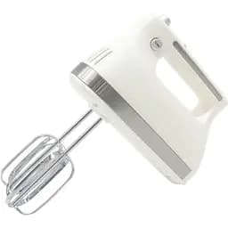 Ручний кухонний міксер Grunhelm із насадками для замішування тіста 5 швидкостей Турборежим 400 Вт GRM669W Білий