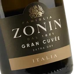 Вино ігристе Zonin Gran Cuvee Extra Dry біле екстрасухе 11% 0.75 л  - мініатюра 5