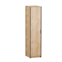 Шкаф-пенал с полками для одежды Moreli Forte F-0013 в стиле Loft 483х2107х590 мм Дуб Аппалачи