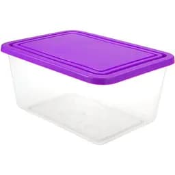 Ємність для продуктів прямокутна, фіолетова 2 л (1453-IH-фіолетовий)