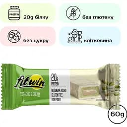 Батончик FitWin Pistachio Cream 60 г  - мініатюра 2