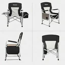 Складаний стілець KingCamp Director Chair Black/Medium Grey [2248.65.52] [146481] - мініатюра 11